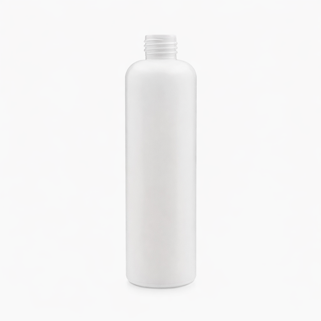 250ml white HDPE bottle