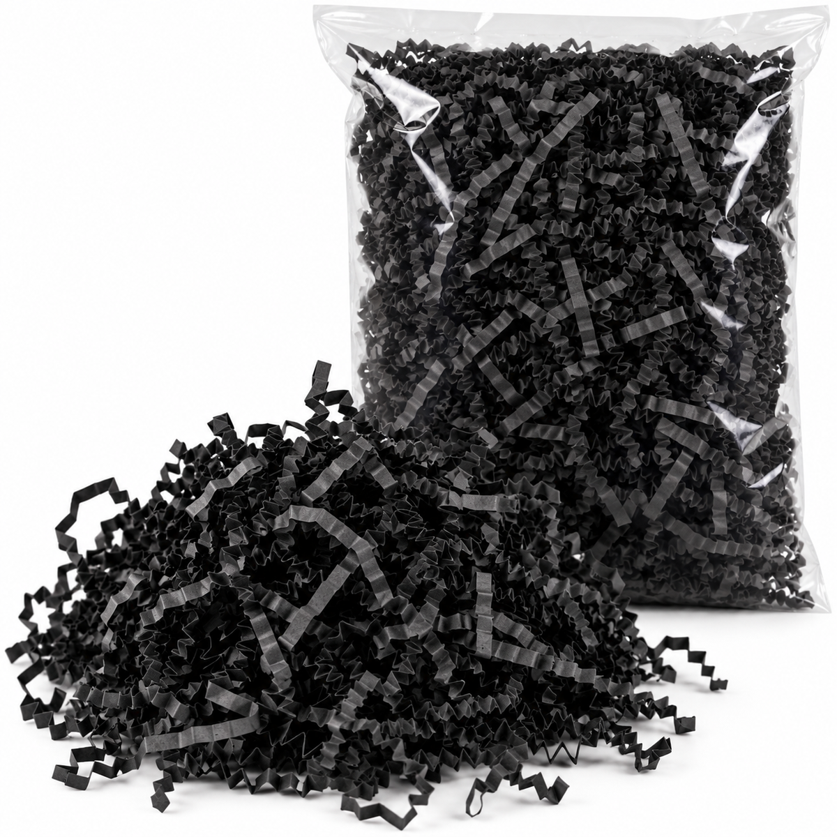 Black Shredded crinkle paper 100g