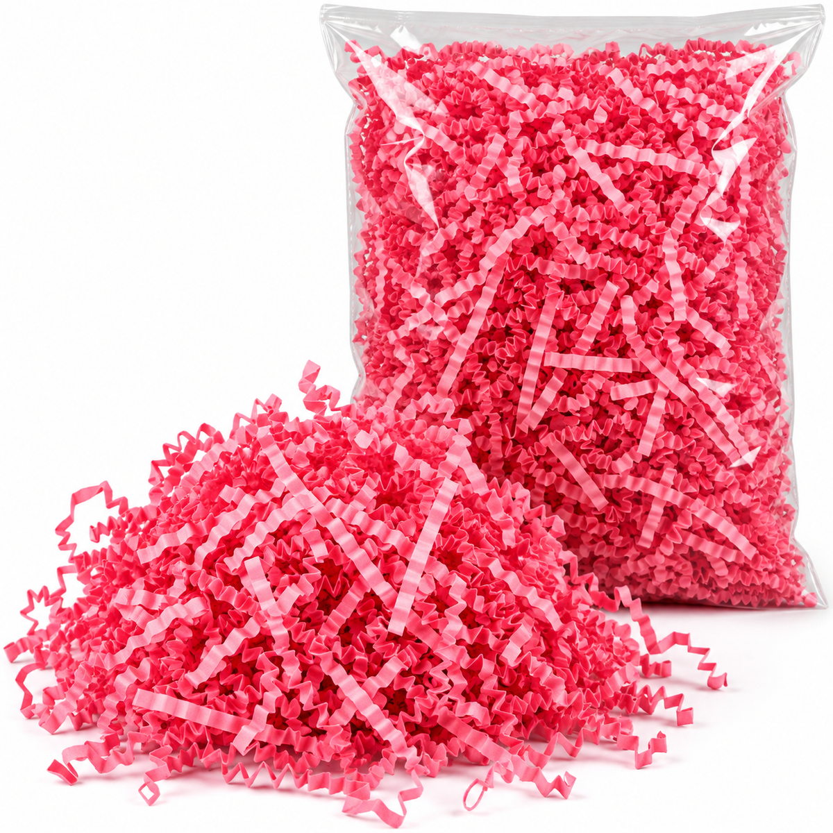 Pink Shredded crinkle paper 100g